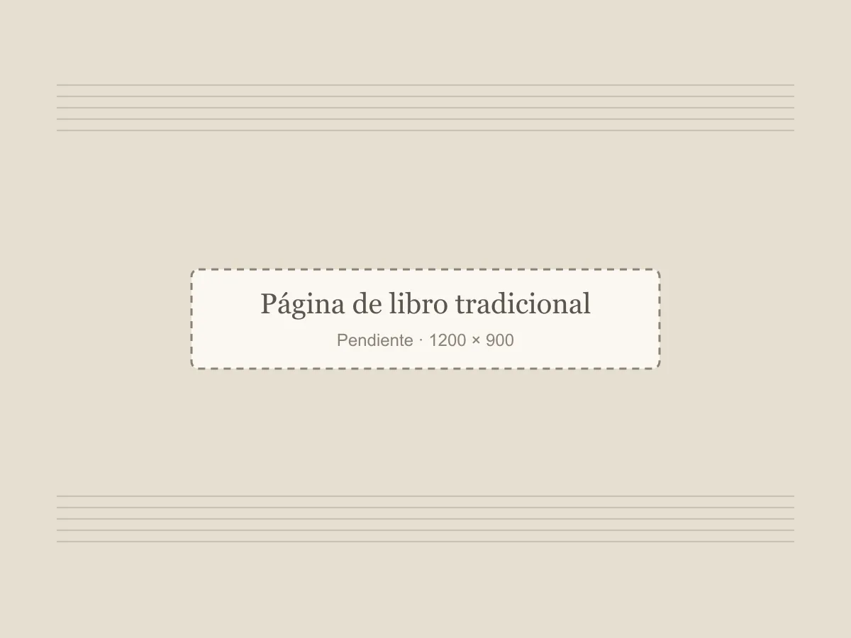 Página de un libro de teoría tradicional